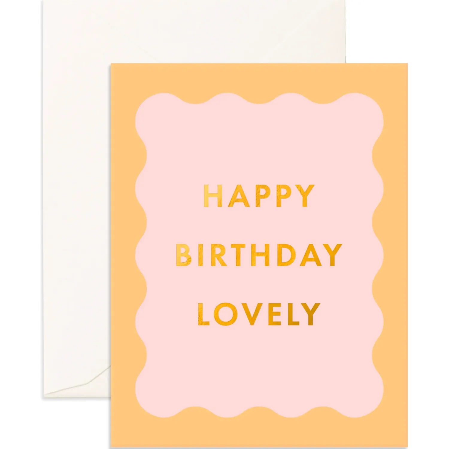 Fox & Fallow Birthday Lovely Wiggle Frame Greeting Card