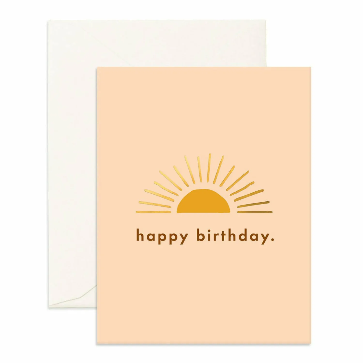 Fox & Fallow Birthday Sun Greeting Card