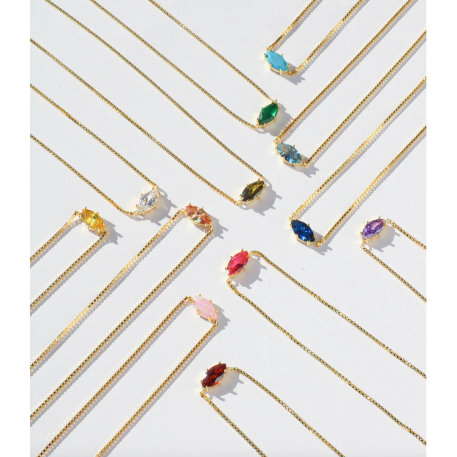 Women Avant Studio Birthstone Necklace - Gold