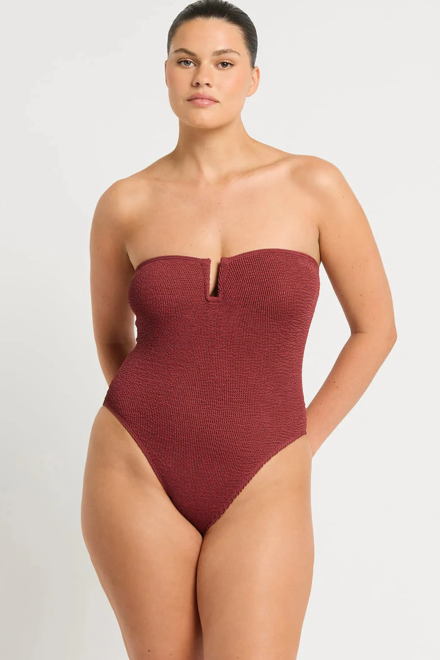 Women Bond-Eye Swim Blake One Piece - Carmine