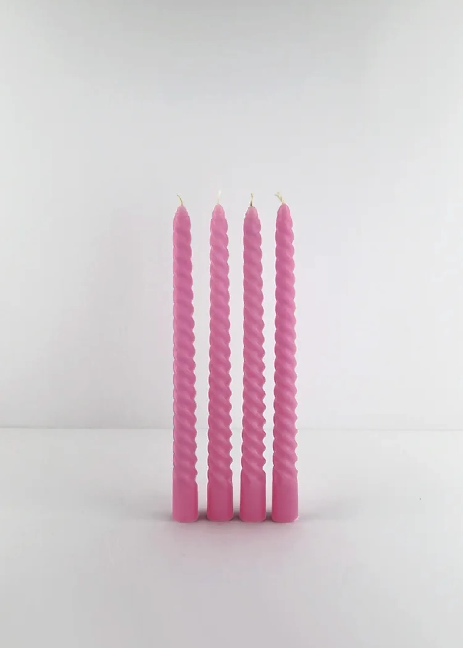 Bondi Scent Twisted Candles - Pink