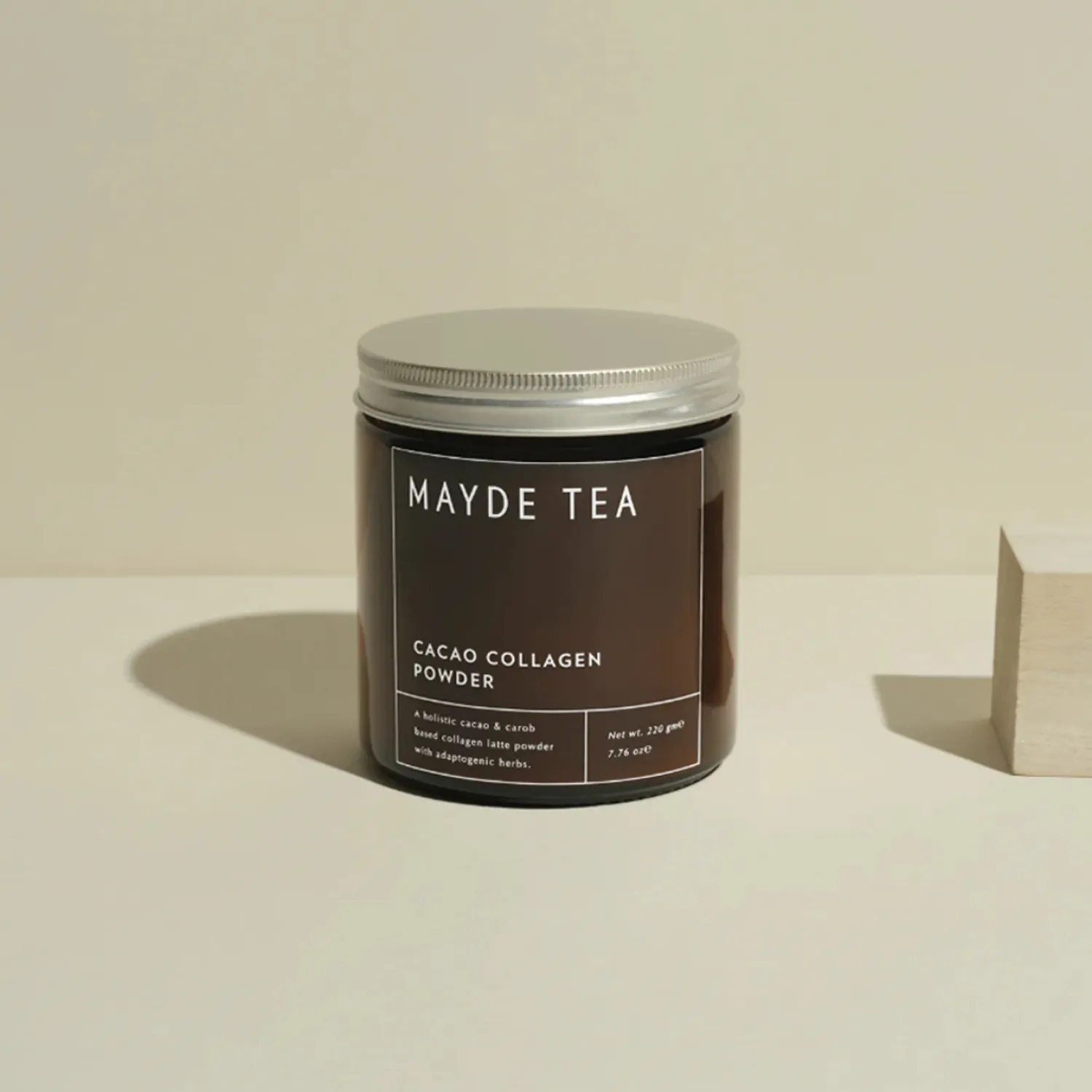 Mayde Tea Cacao Collagen Powder