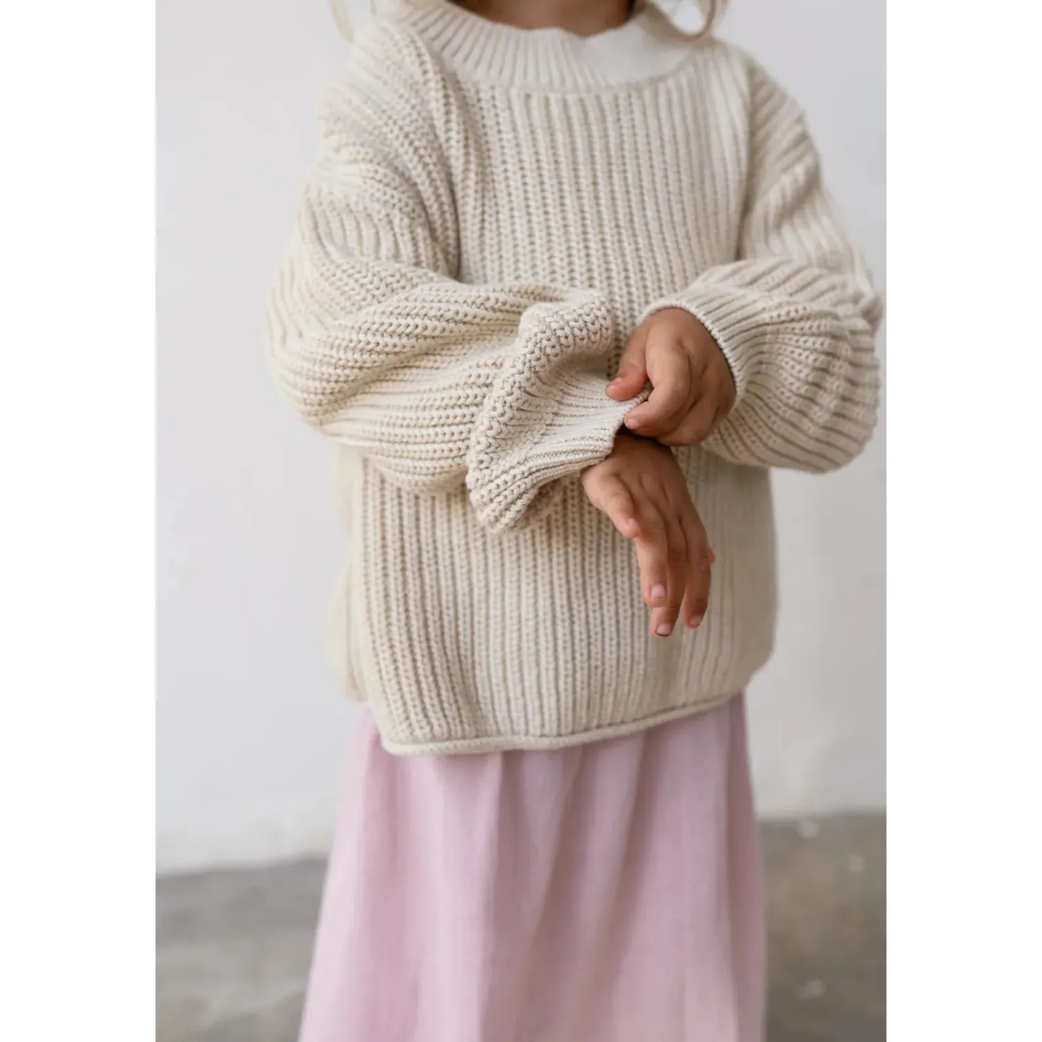 Illoura The Label Chunky Knit Jumper - Natural