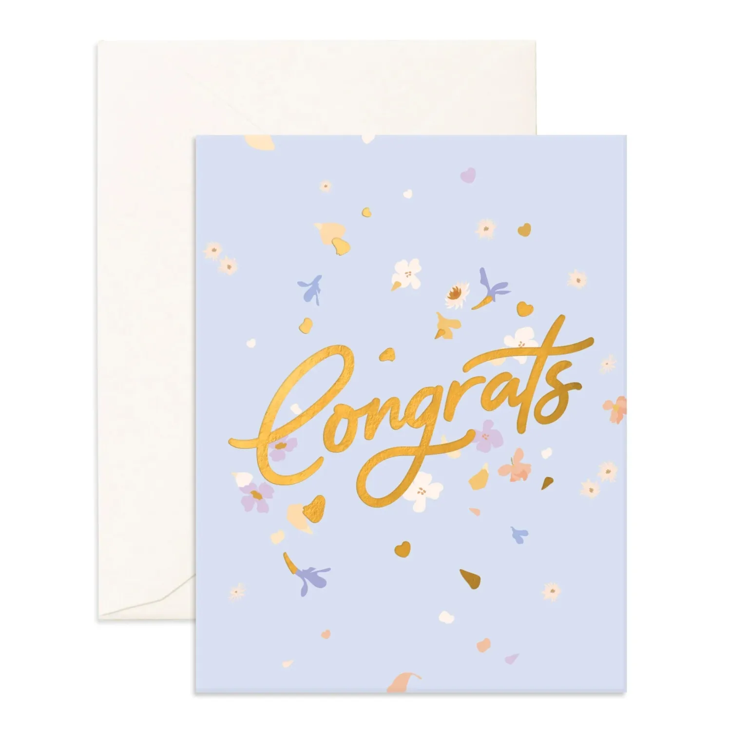 Fox & Fallow Congrats Flowerbomb Greeting Card