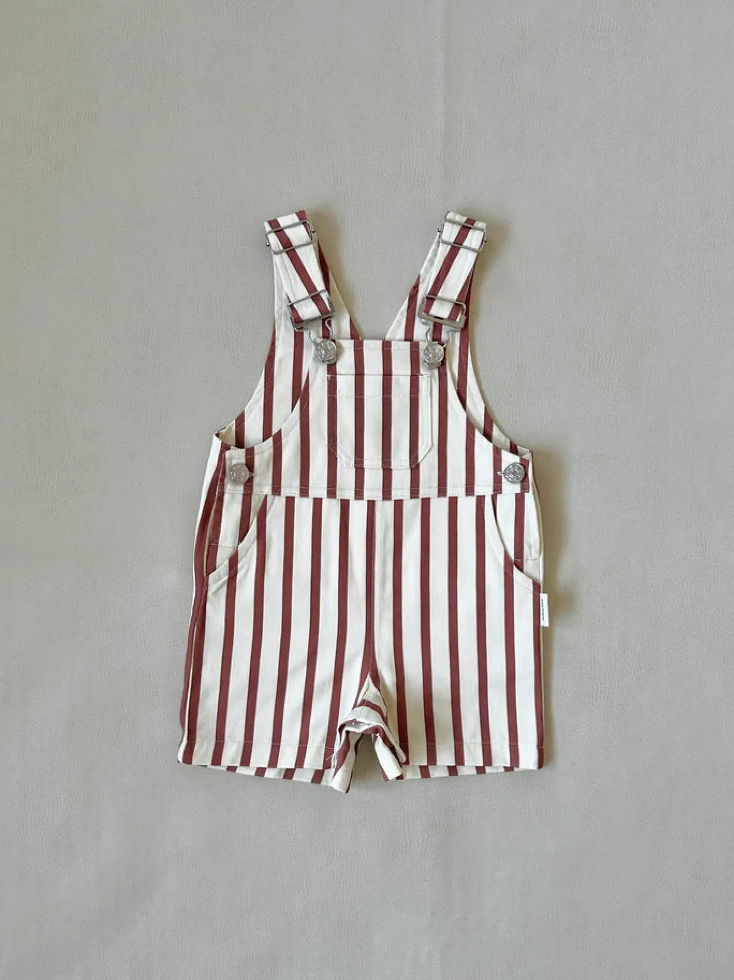 Tiny Trove Ellis Stripe Cotton Overalls