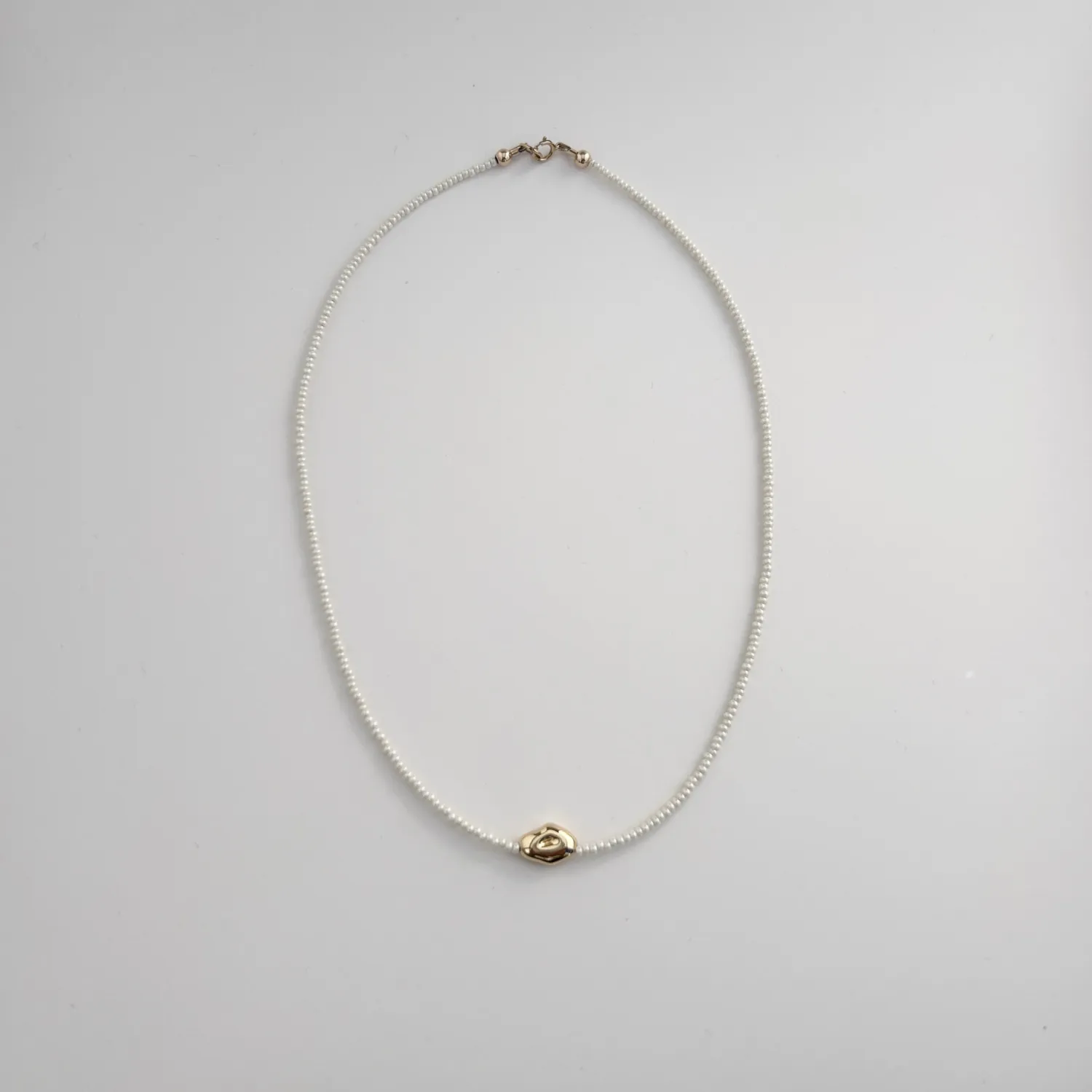 Women Epona Studios Gold Pebble Necklace