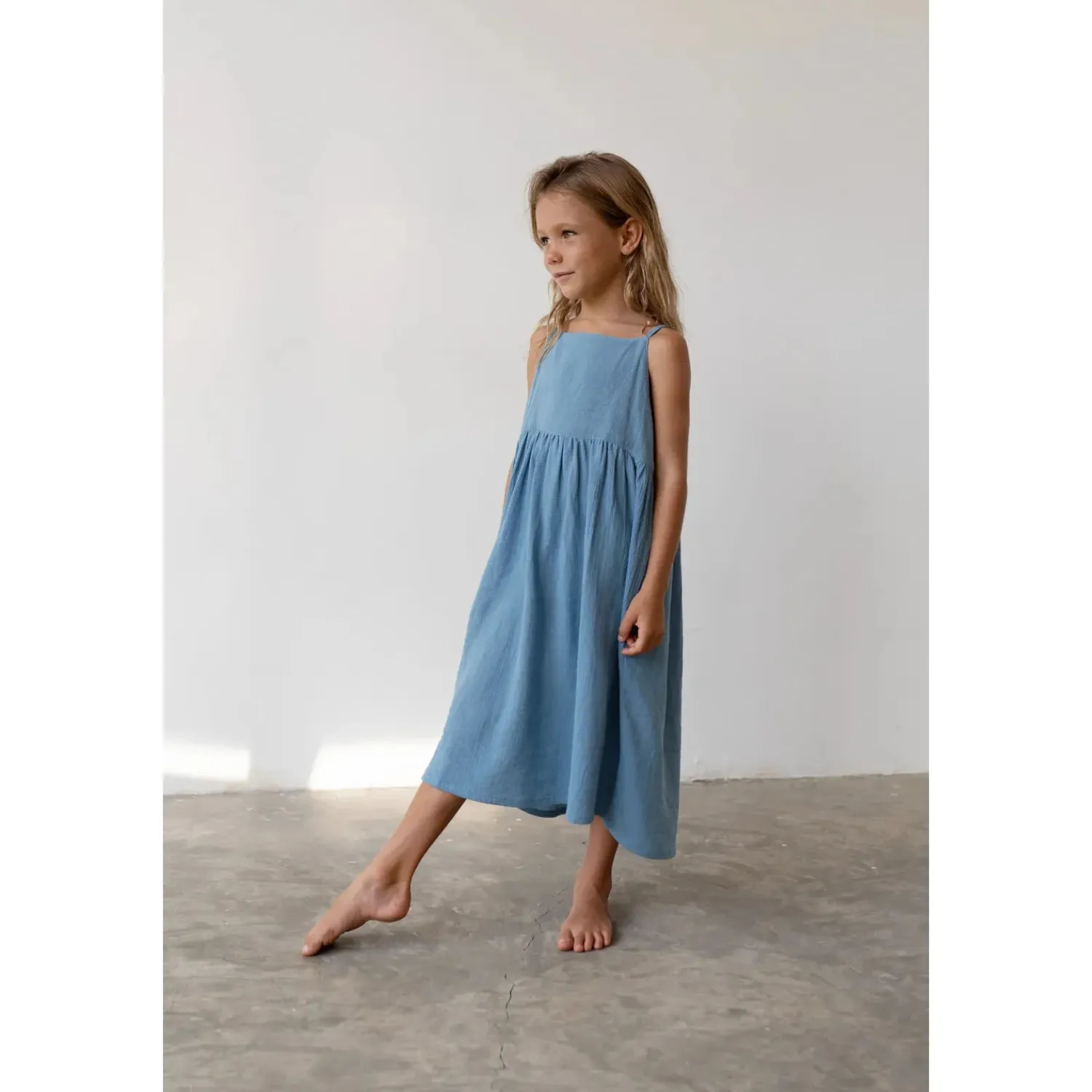 Illoura The Label Field Dress - Cornflower