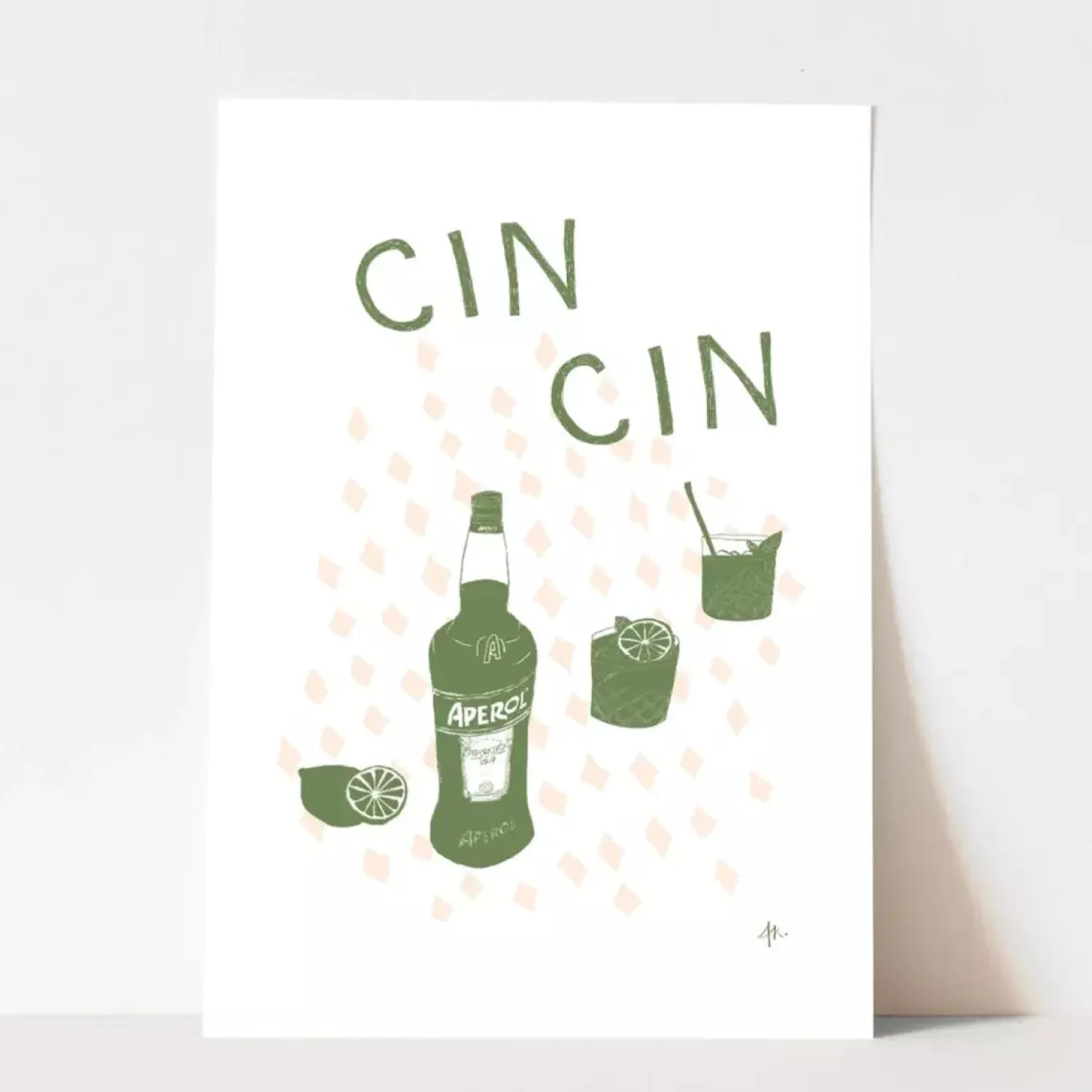 Camellia Pickle Fine Art Print - Cin Cin A4