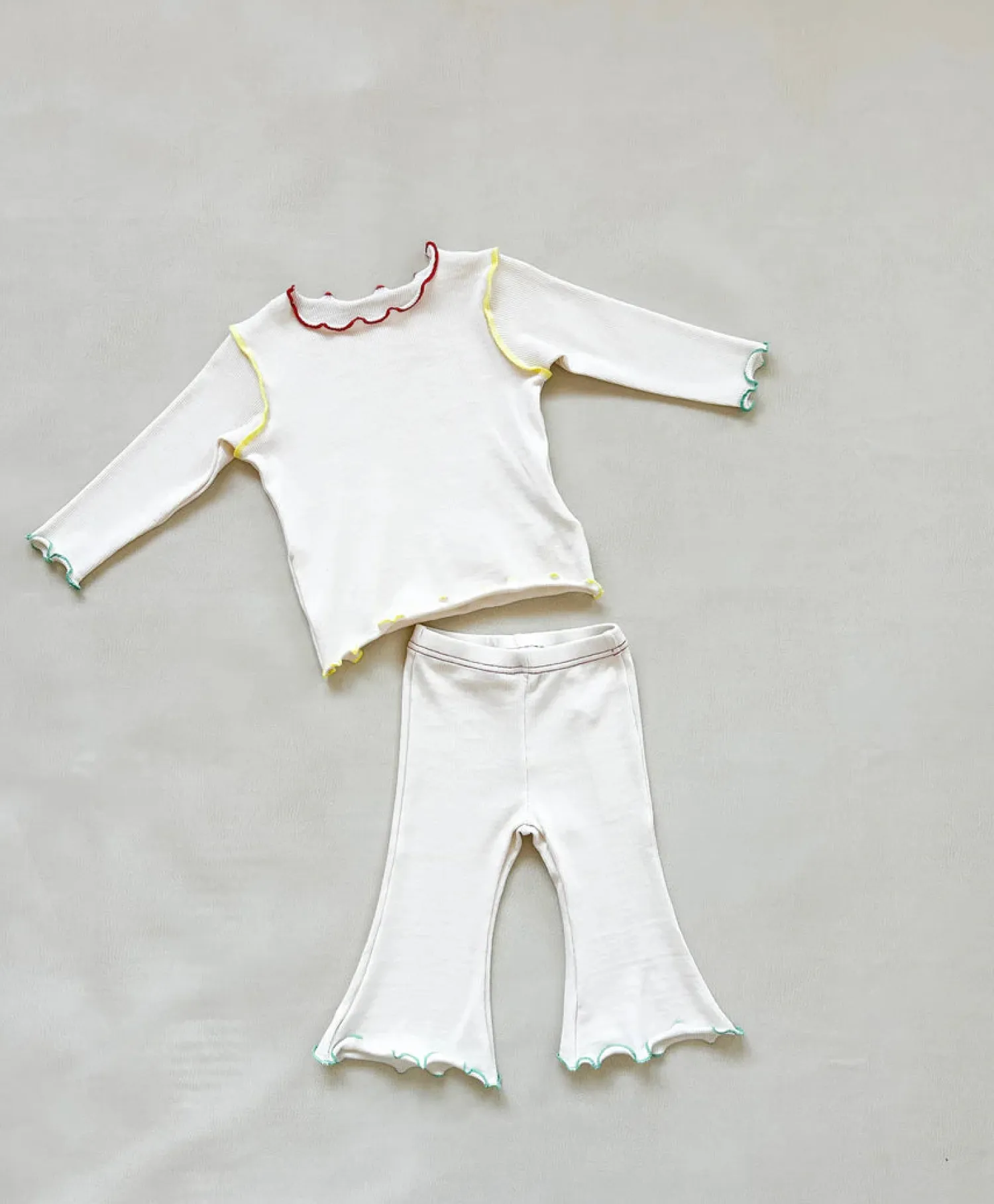 Tiny Trove Florence Rib Flare Set