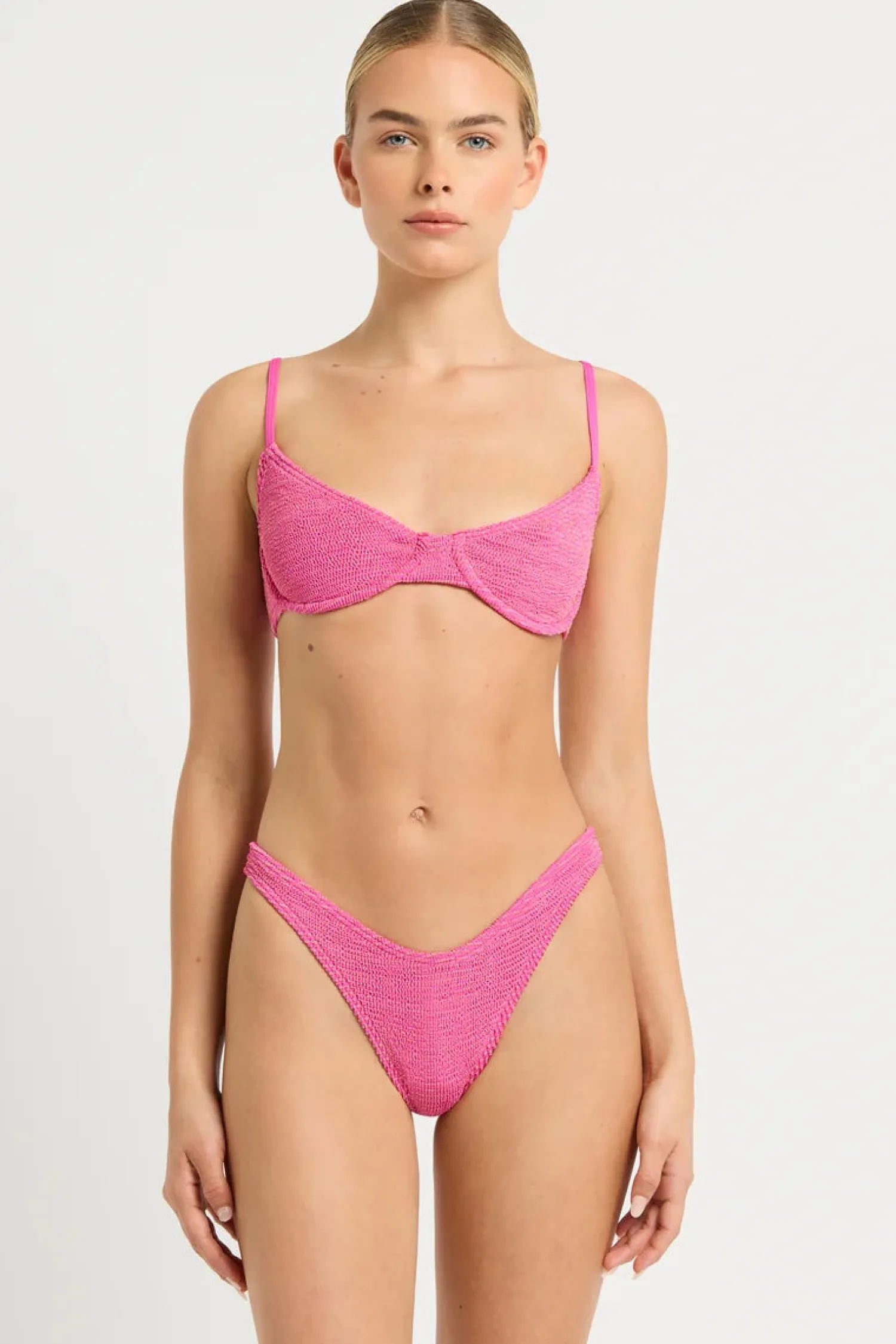 Women Bond-Eye Swim Gracie Balconette - Wildberry Lurex