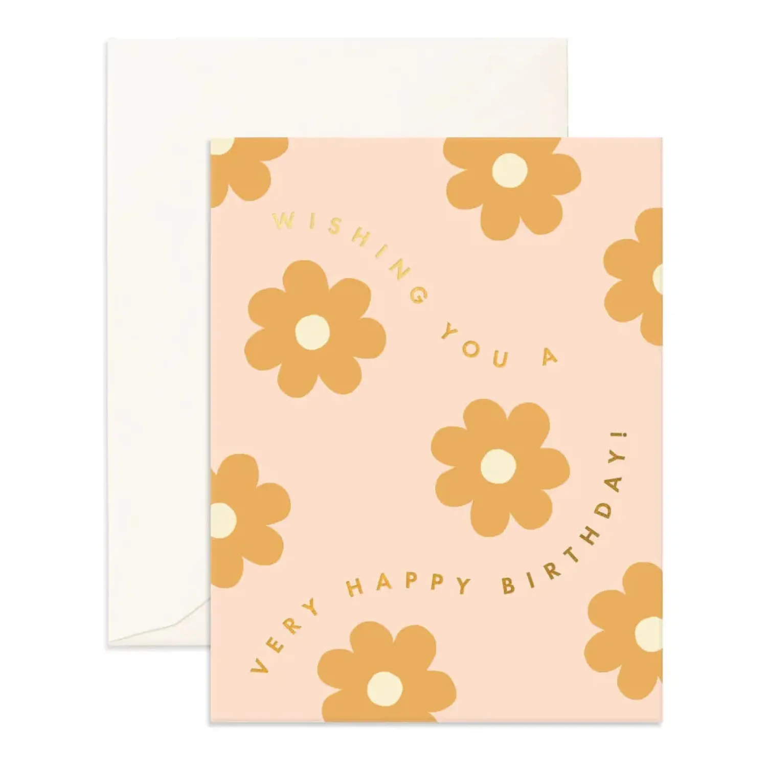 Fox & Fallow Happy Birthday Daisy Chain Greeting Card