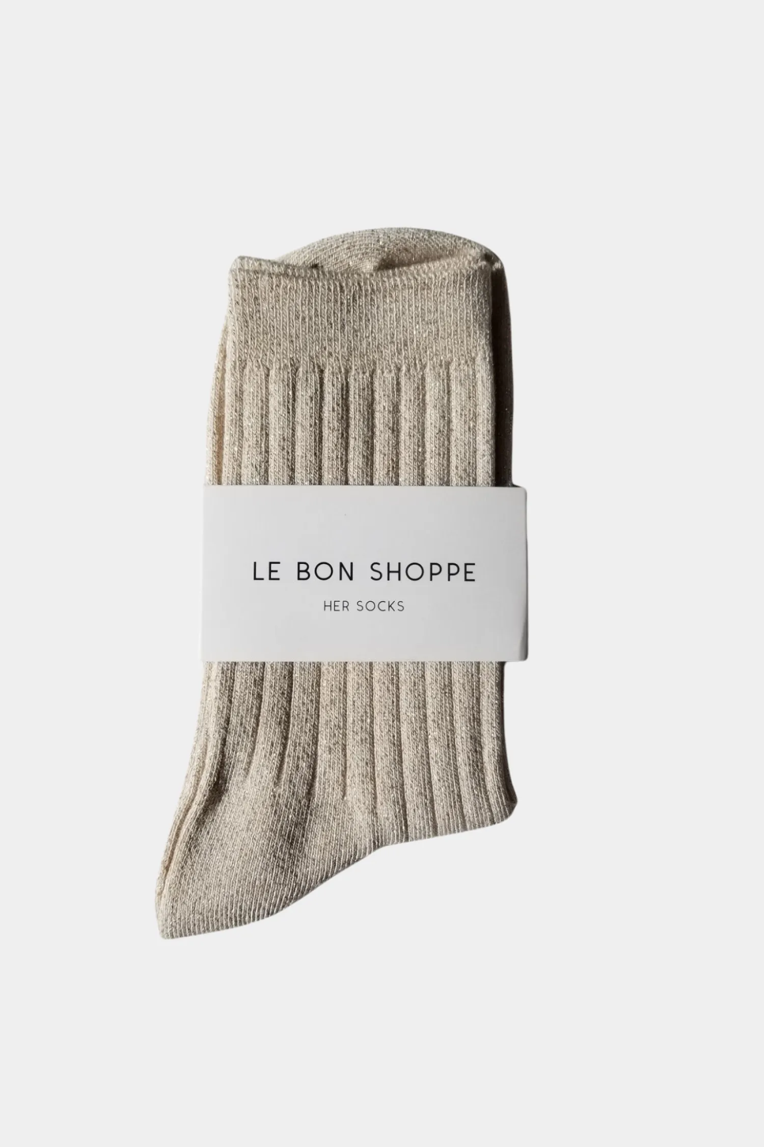 Women Le Bon Shoppe Her Socks Glitter