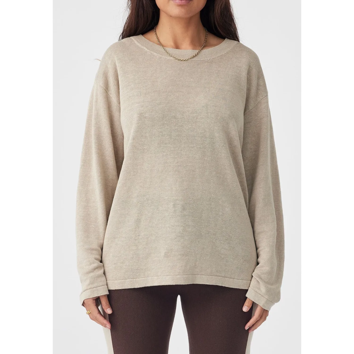 Women Arcaa Movement Hugo Long Sleeve Tshirt - Taupe