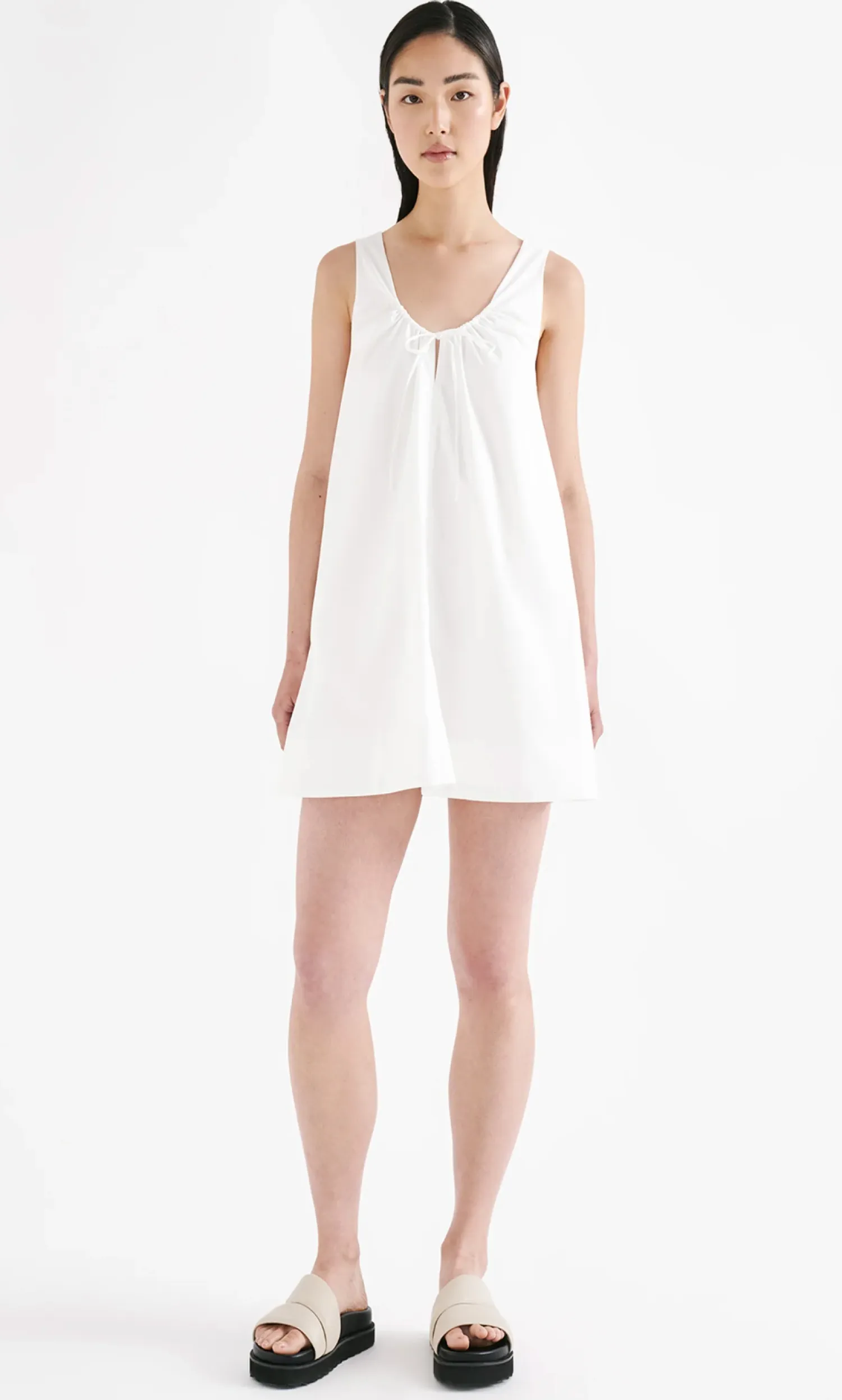 Women Nude Lucy Inka Mini Dress - White