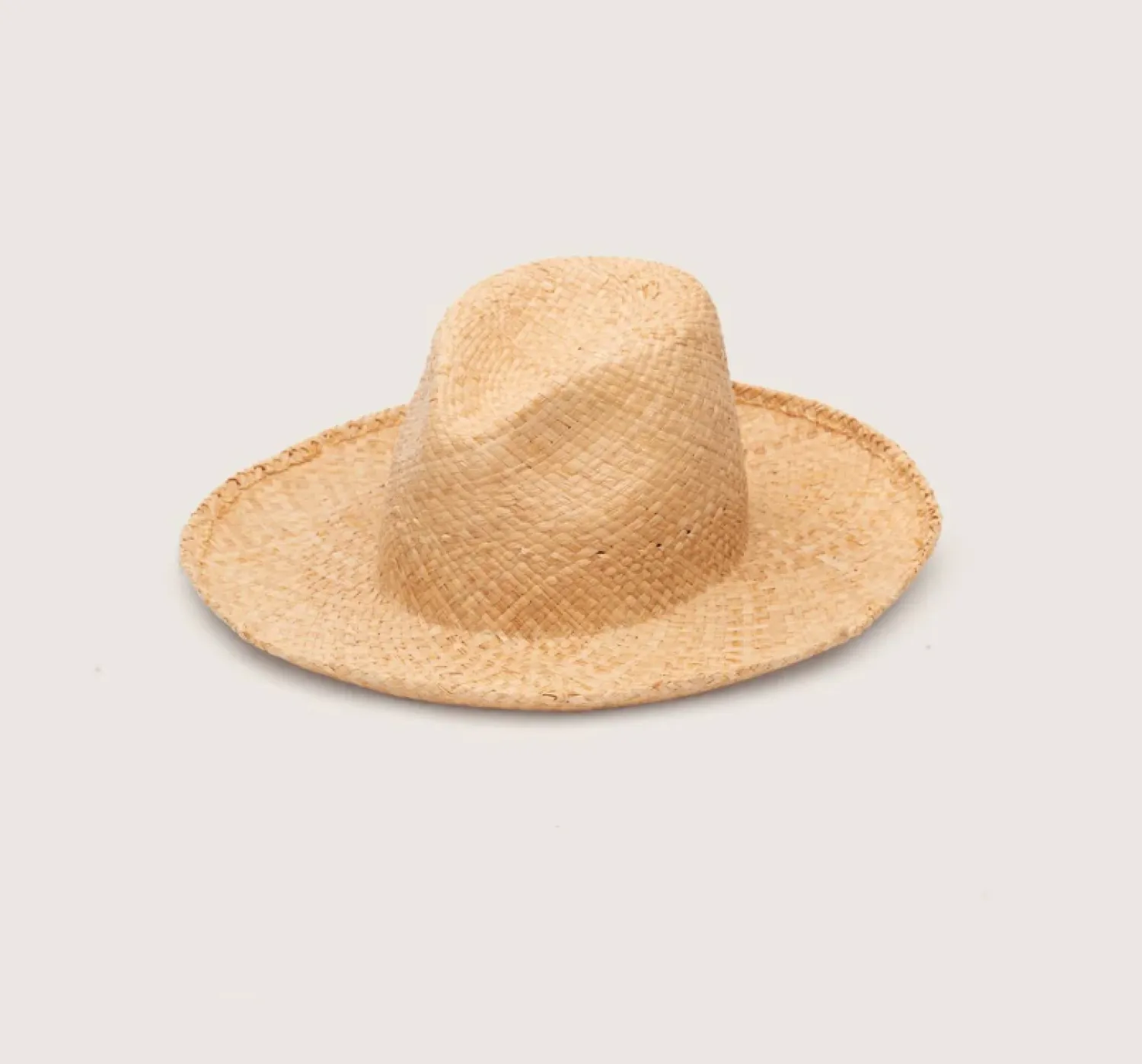 Women Will & Bear Jude Sand Wide Brim Raffia Straw Hat