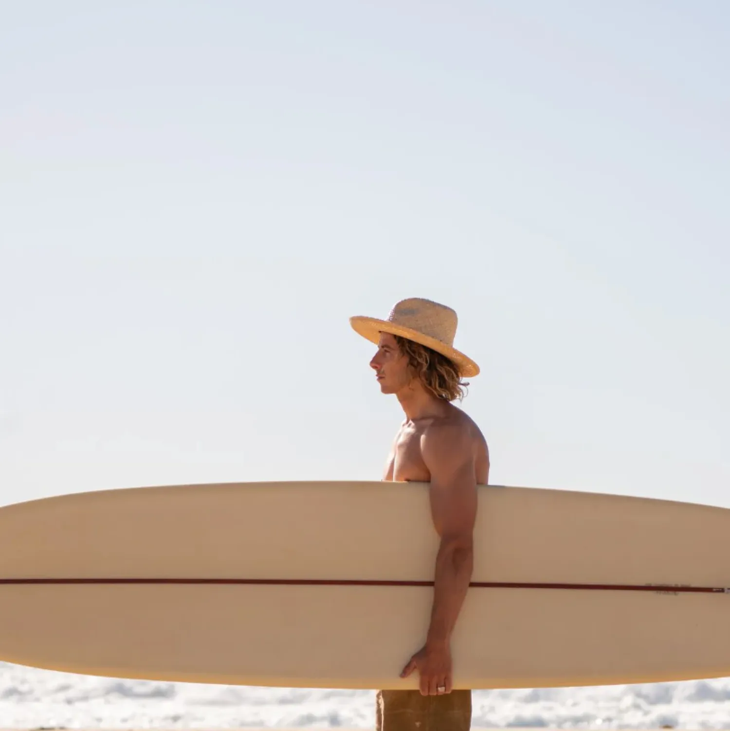 Women Will & Bear Jude Sand Wide Brim Raffia Straw Hat