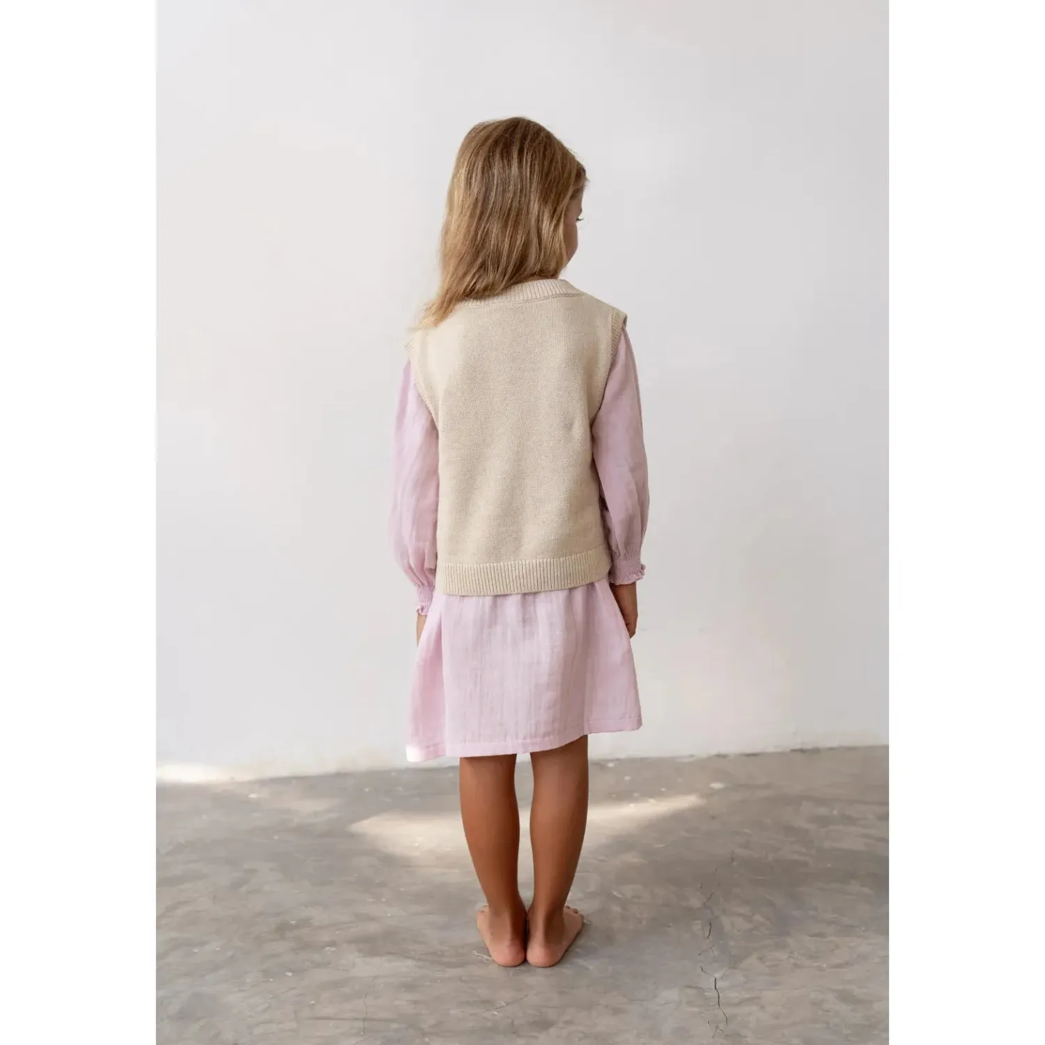 Illoura The Label Knit Vest - Natural