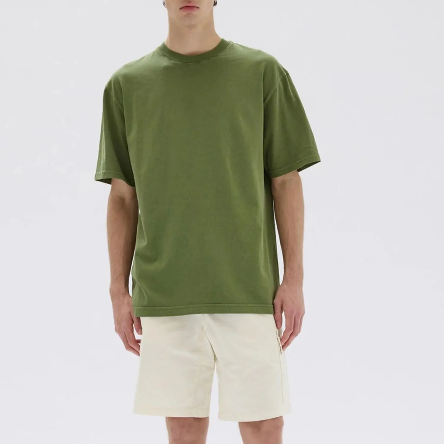 Assembly Label Mens Knox Oversized Tee - Pandan