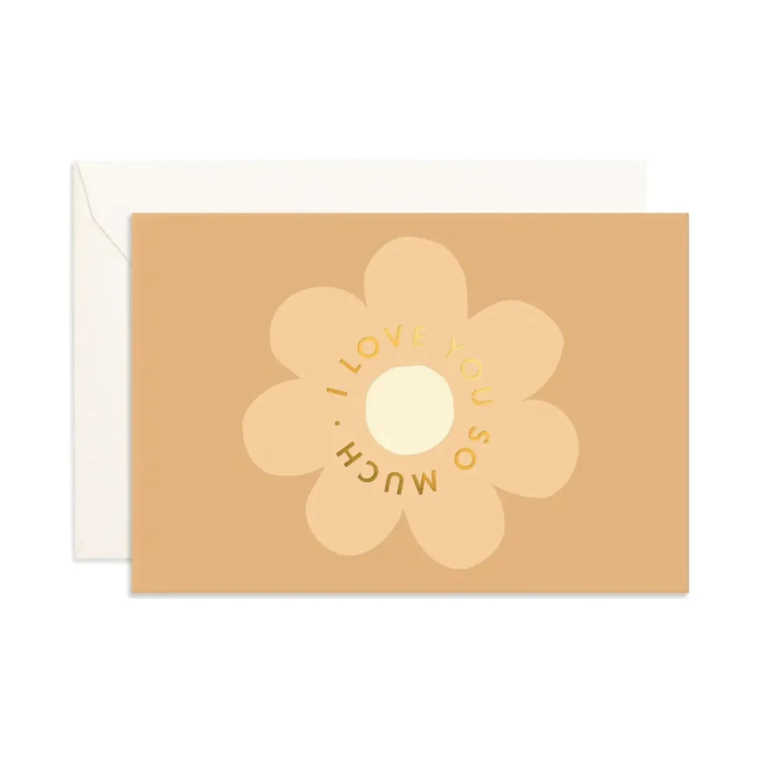 Fox & Fallow Love You Flower Card