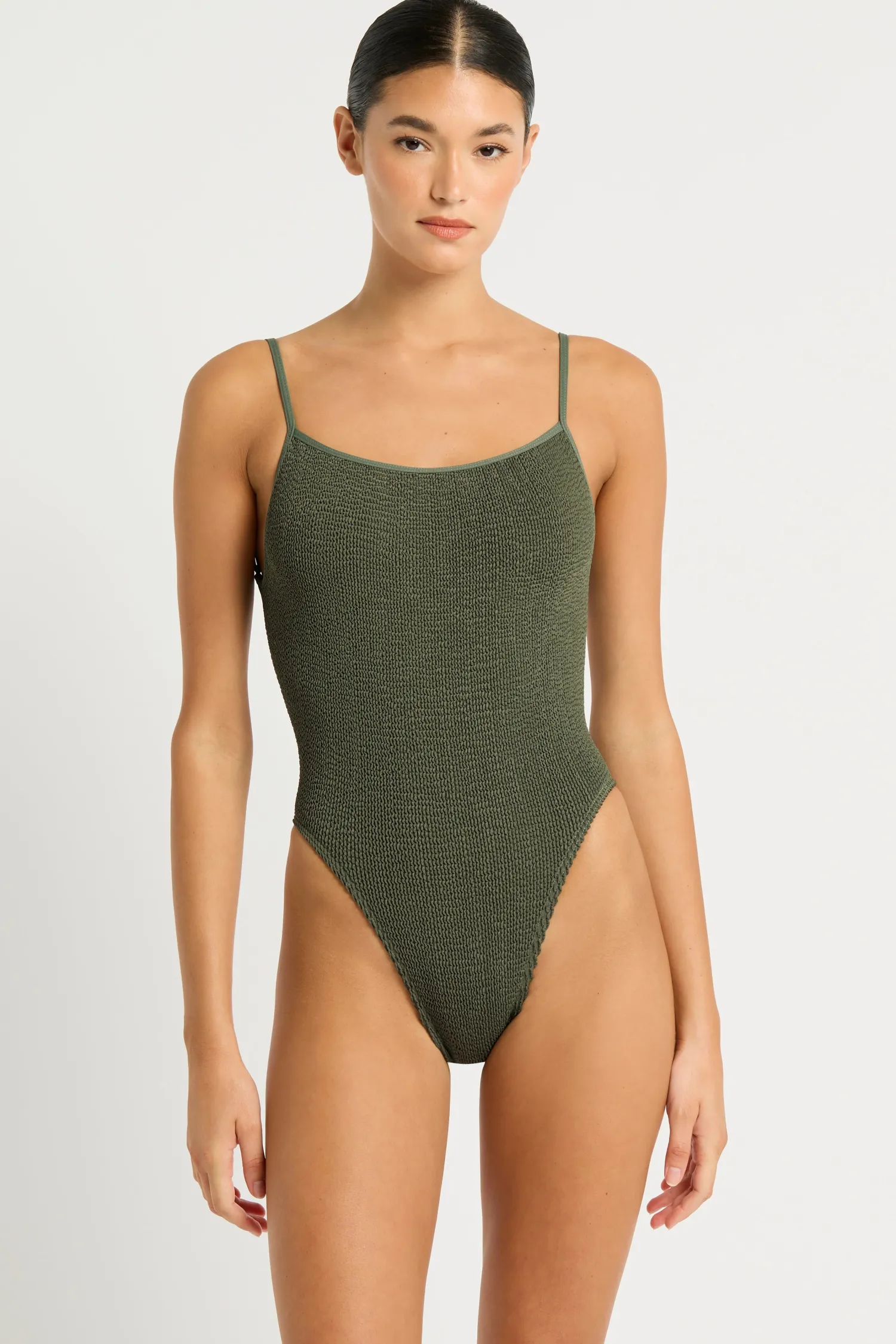 Women Bond-Eye Swim Low Palace One Piece - Khaki