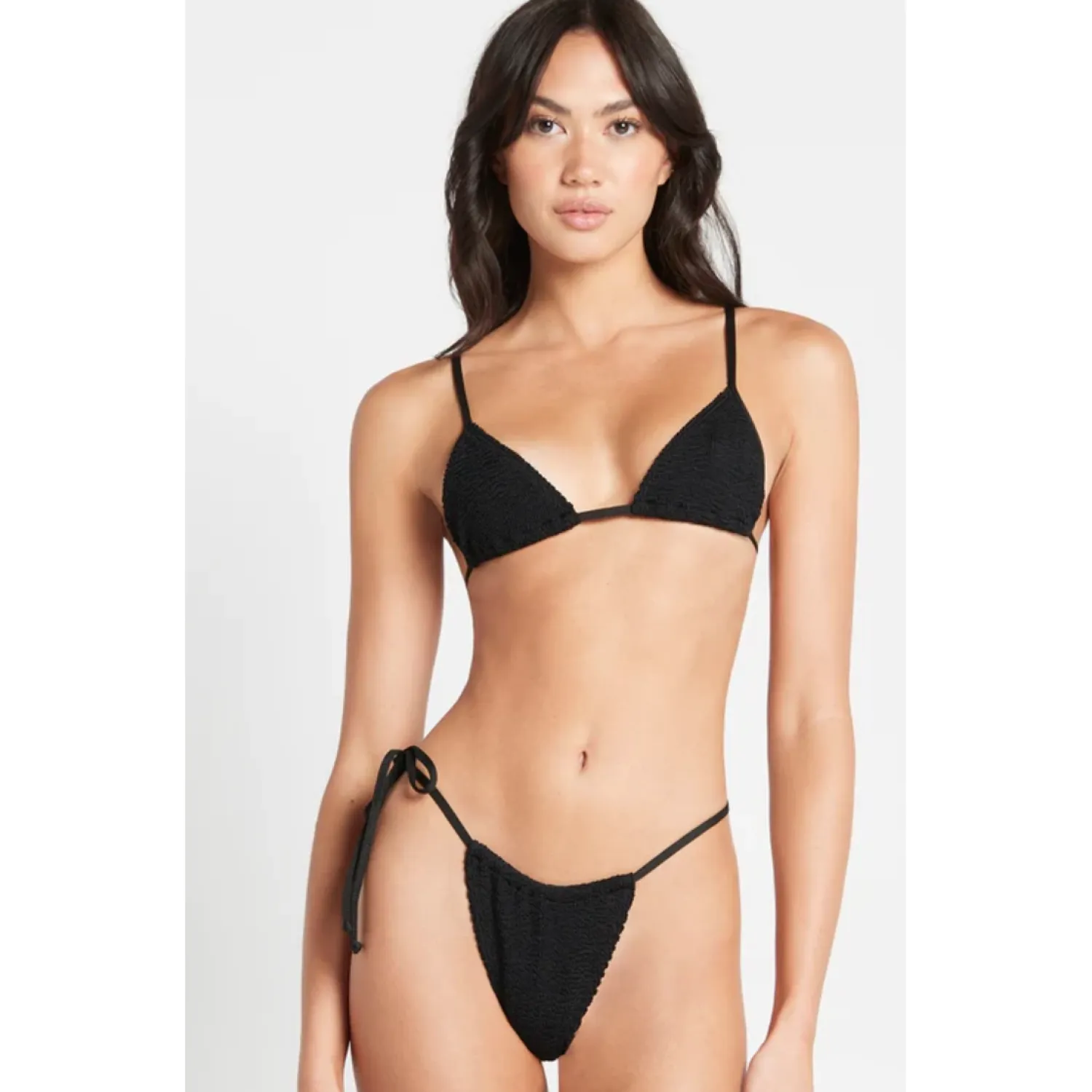 Women Bond-Eye Swim Luana Triangle - Black Eco