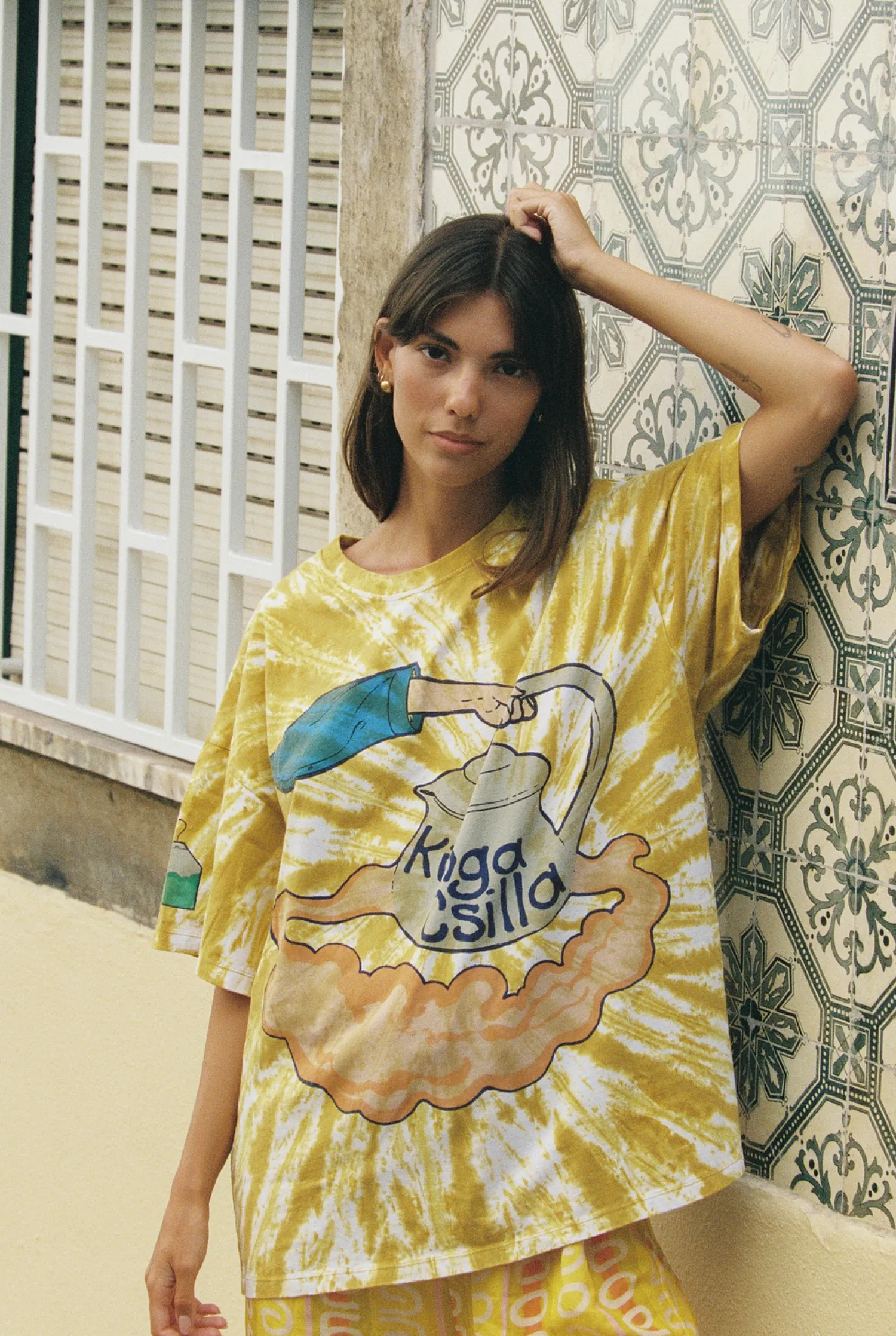 Women Kinga Csilla Luck & Magic Tie Die Tee