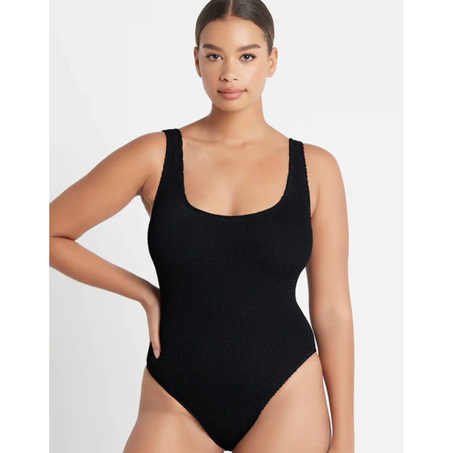 Women Bond-Eye Swim Madison One Piece - Black Eco