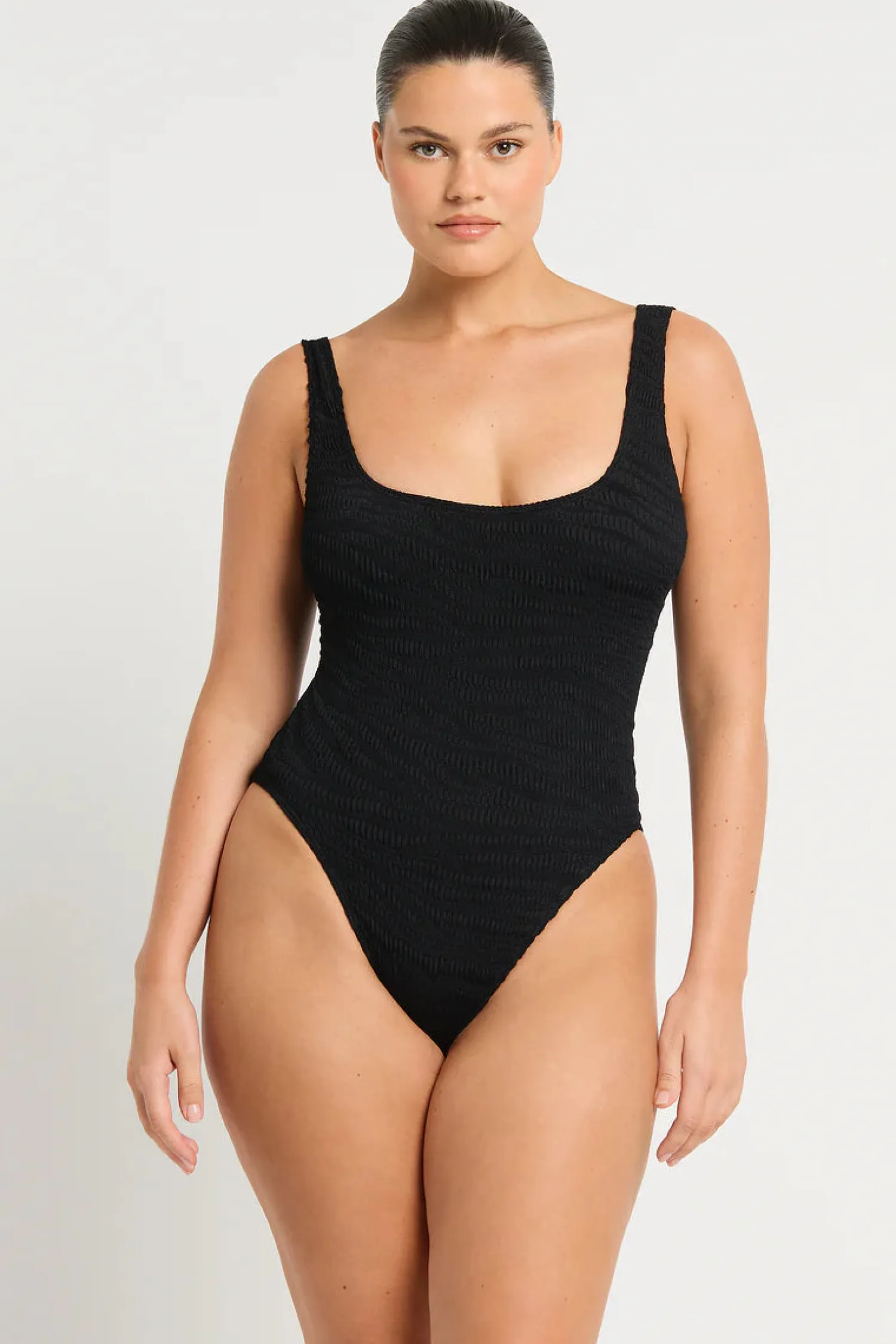 Women Bond-Eye Swim Madison One Piece - Black Tiger