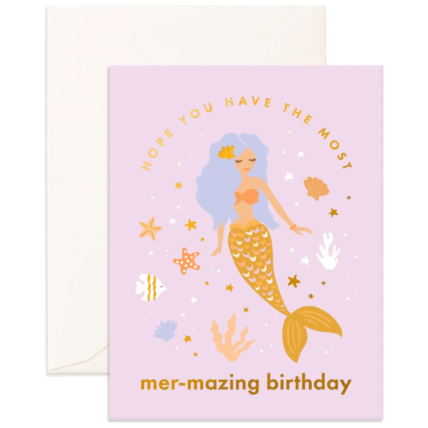 Fox & Fallow Mer-Mazing Birthday Greeting Card