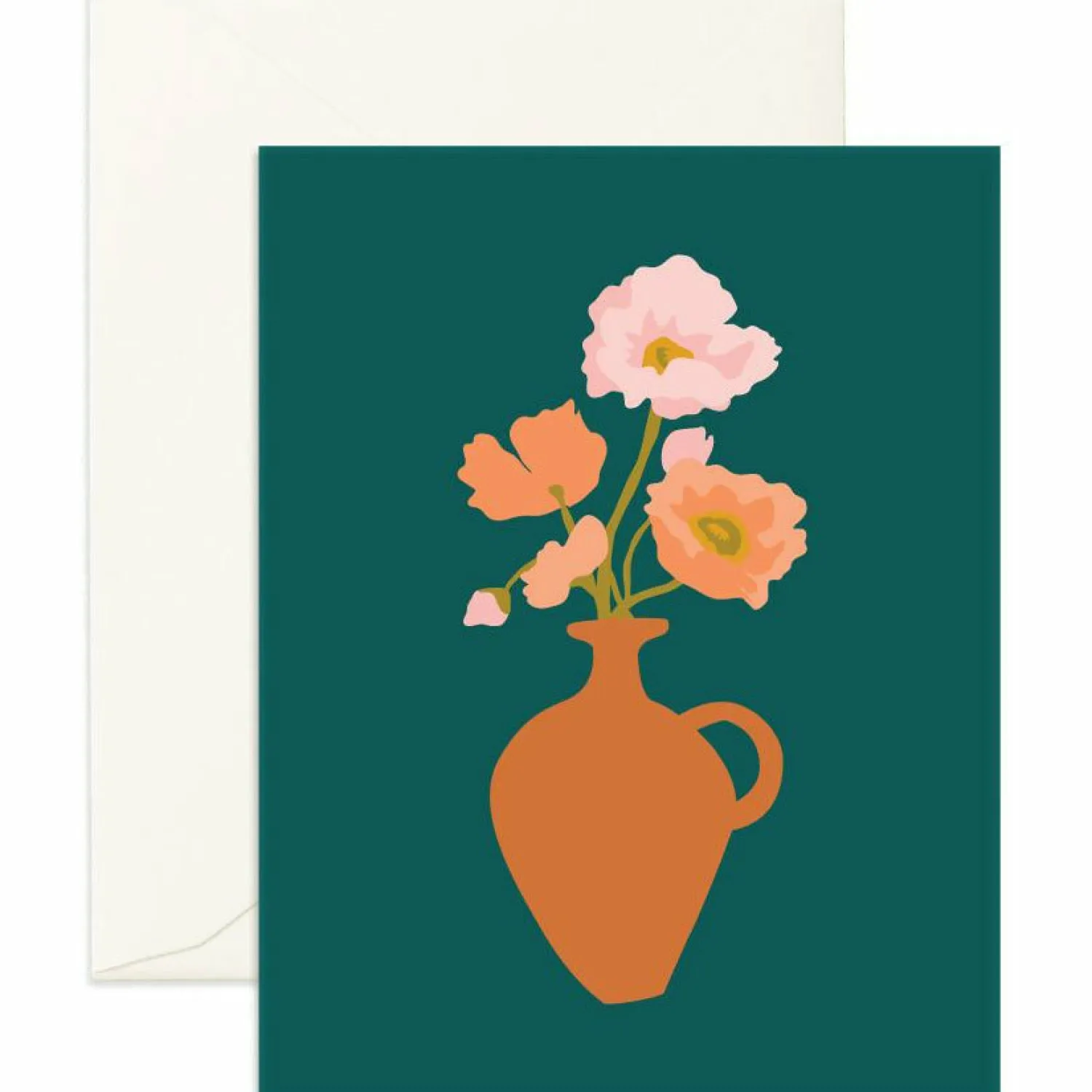 Fox & Fallow Muse Poppies Greeting Card