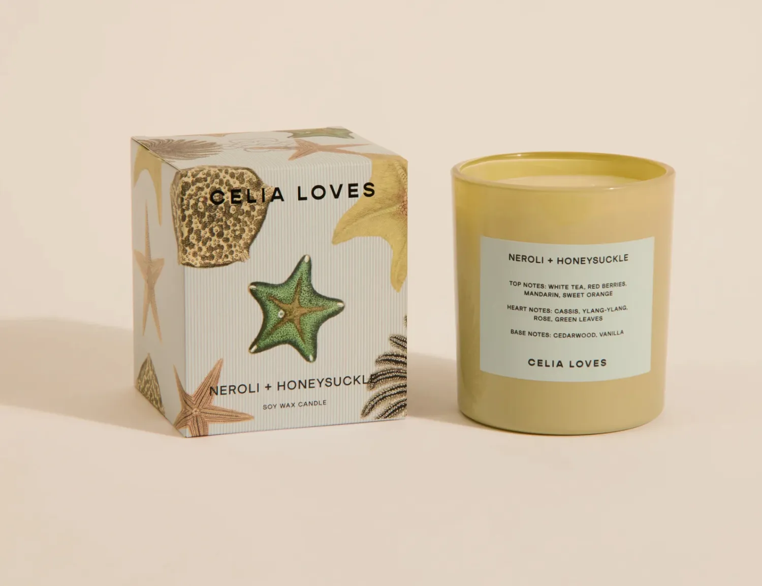 Celia Loves Neroli + Honeysuckle Candle