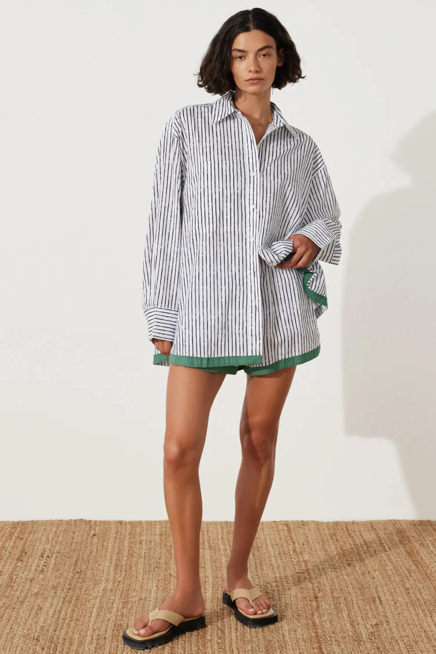 Women Zulu & Zephyr Paint Stripe Shirt