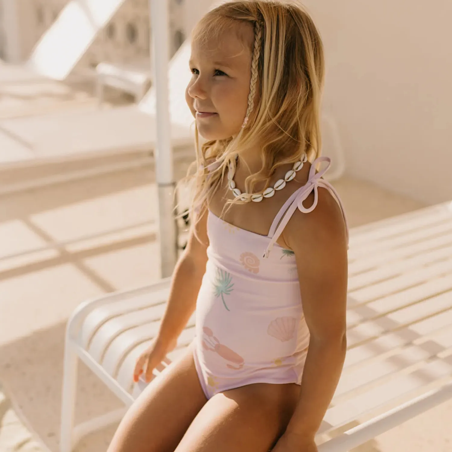 Golden Children Palm Beach One Piece Swimsuit - Palm Beach Pink