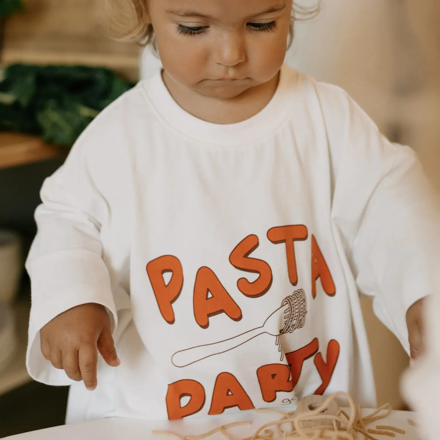 Golden Children Pasta Party Tee - Marshmallow