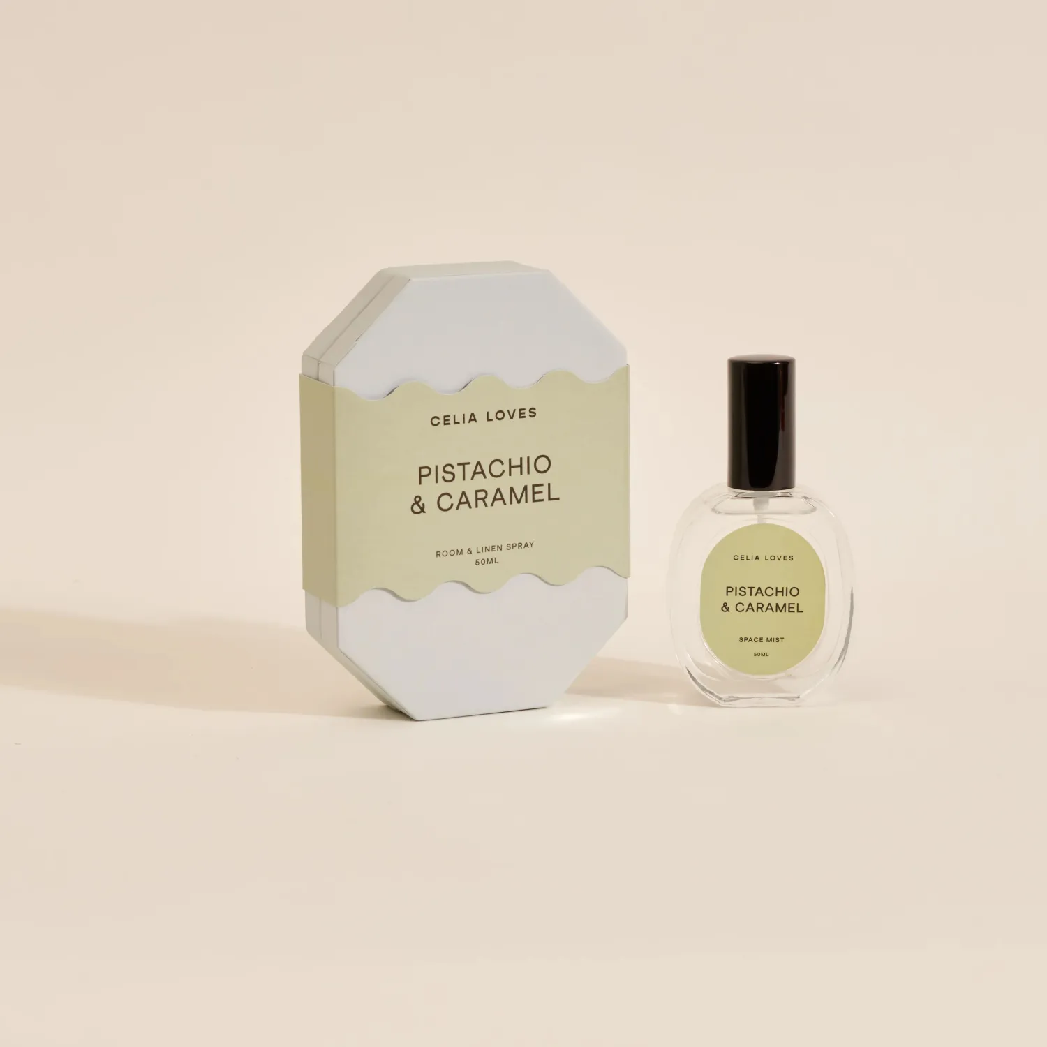 Celia Loves Pistachio & Caramel - Room Spray 50ml