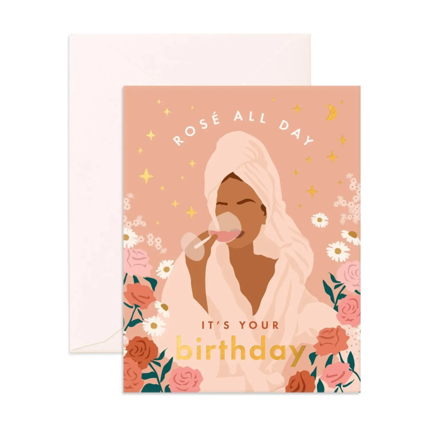 Fox & Fallow Rosè All Day Greeting Card