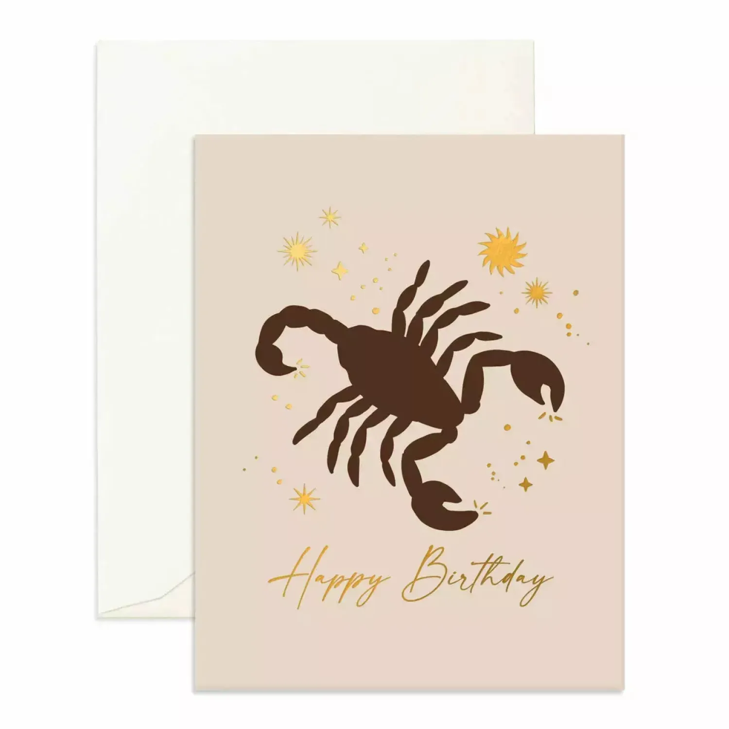 Fox & Fallow Scorpio Birthday Greeting Card