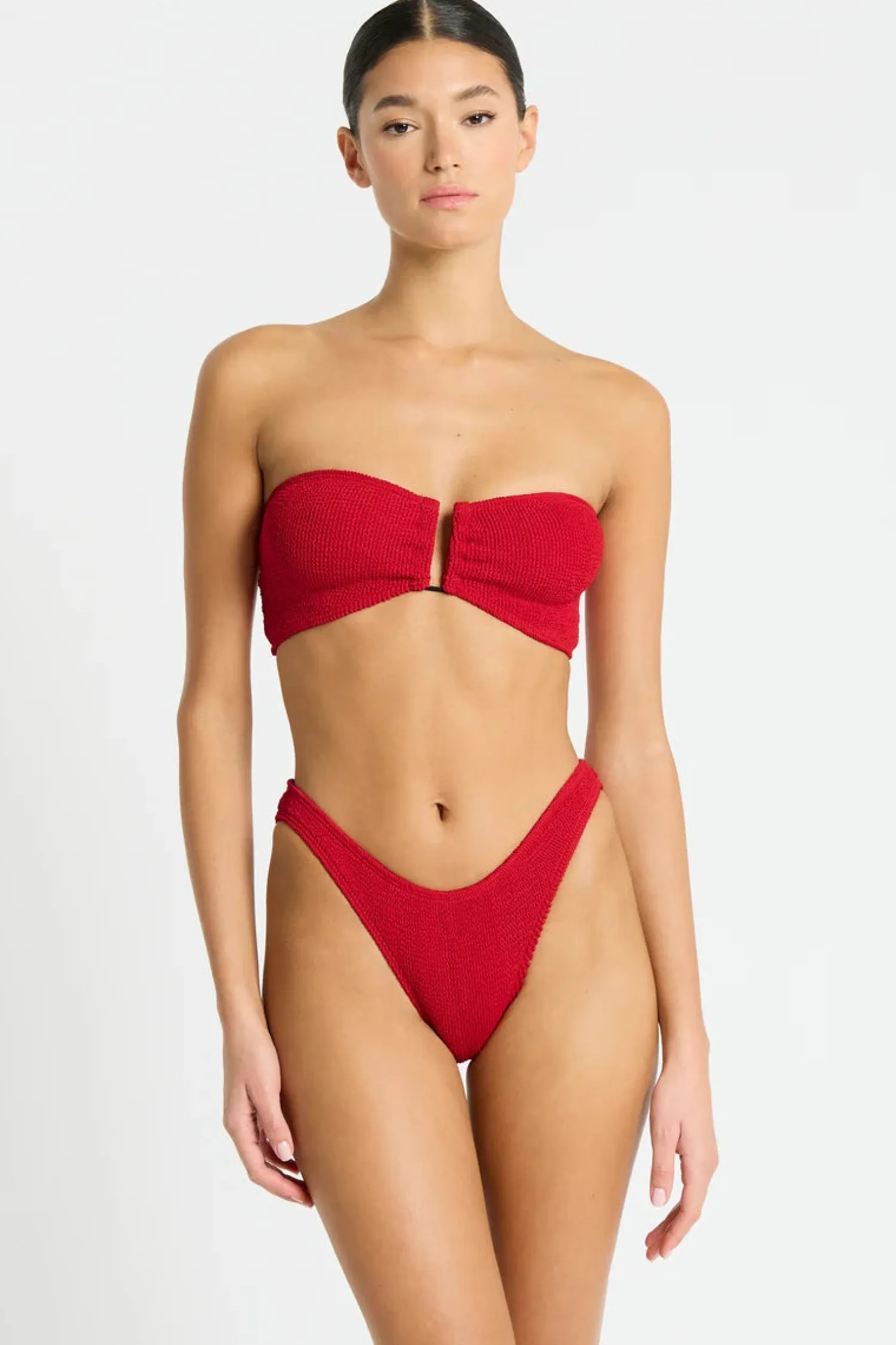 Women Bond-Eye Swim Sign Brief - Baywatch Red