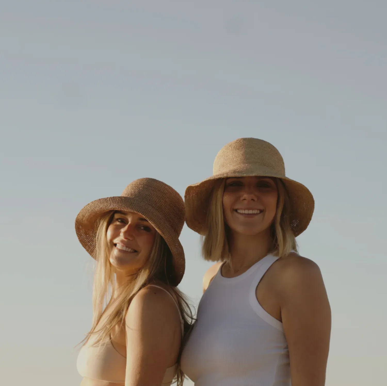 Women Will & Bear Sunny Sand Straw Bucket Hat