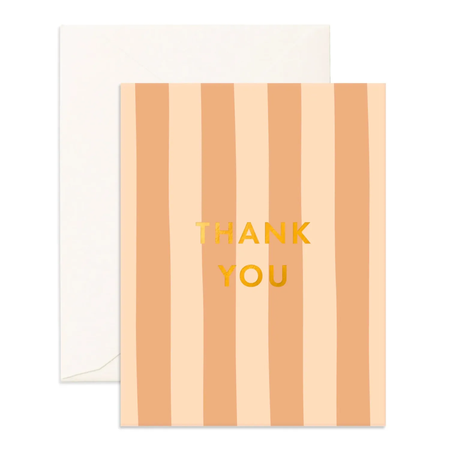 Fox & Fallow Thank You Corsica Stripe Greeting Card