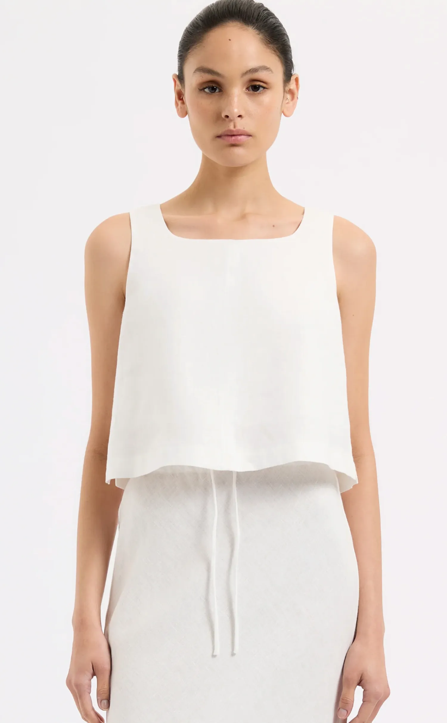 Women Nude Lucy Thilda Linen Top