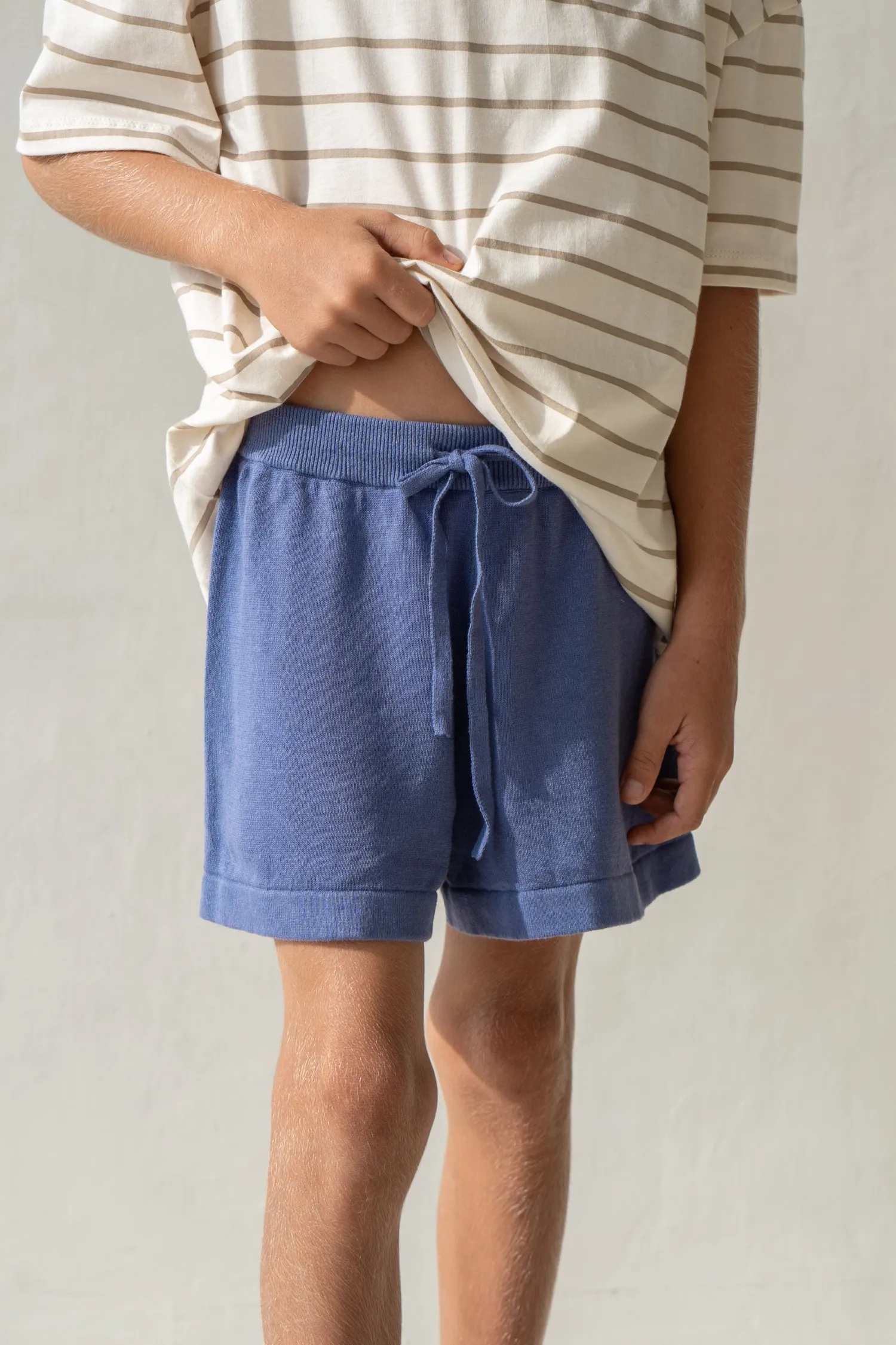 Illoura The Label Thin Knit Shorts - Dusk