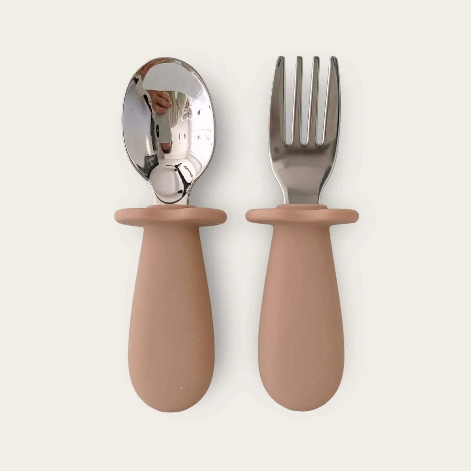 Rommer Toddler Cutlery Set - Nude