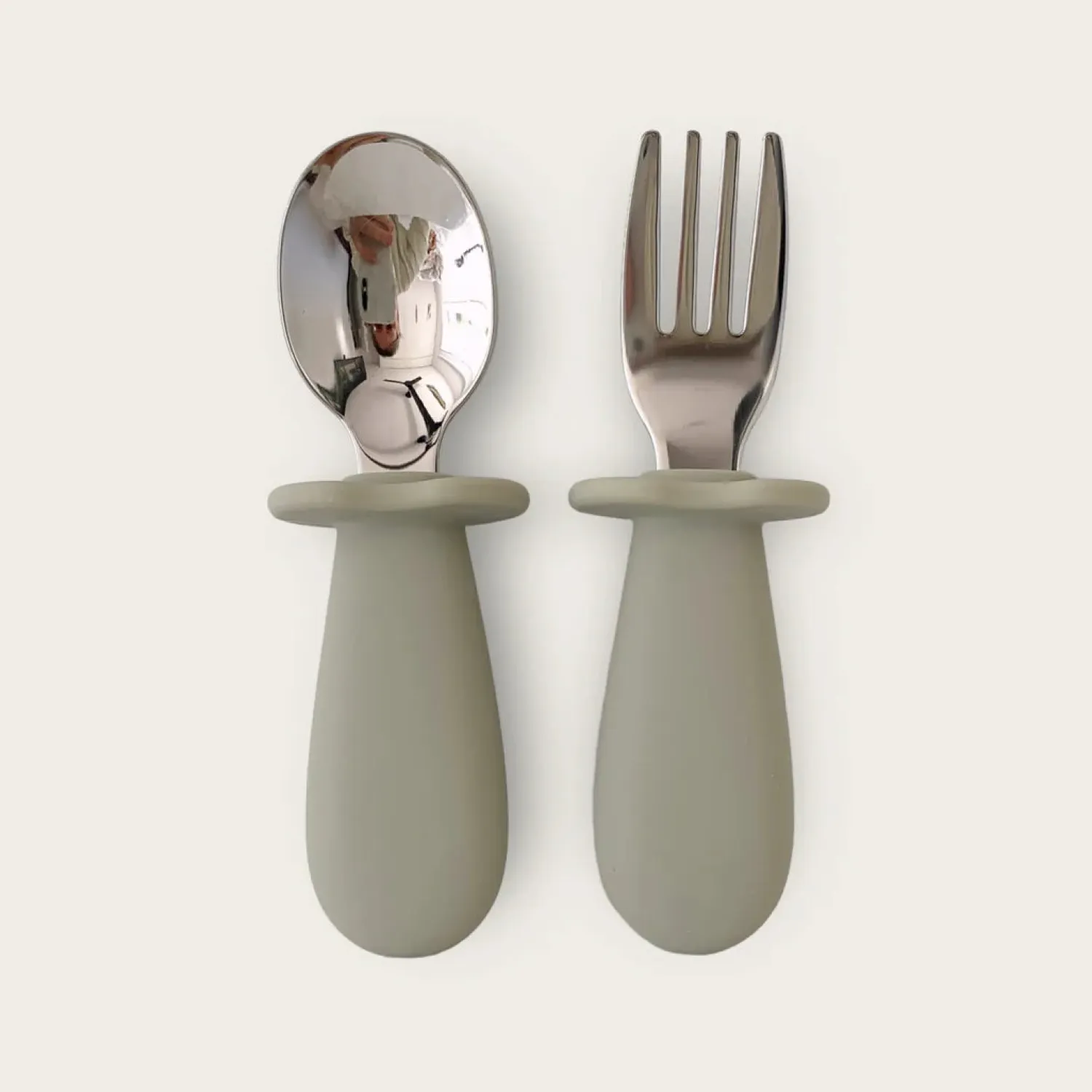 Rommer Toddler Cutlery Set - Oyster