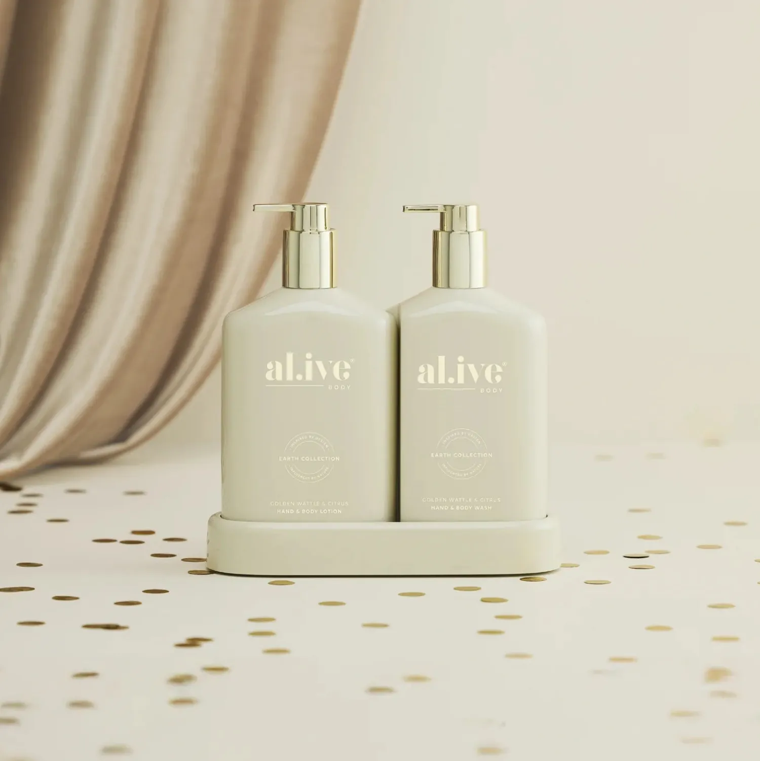 Al.ive Body Wash & Lotion Duo - Golden Wattle & Citrus