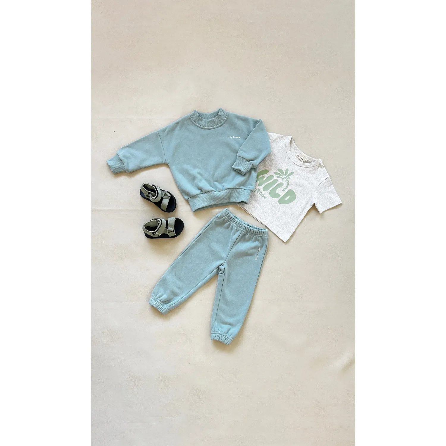 Tiny Trove Woodie Tracksuit - Seafoam